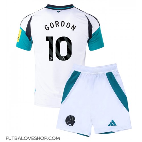 Dres Newcastle United Anthony Gordon #10 Tretina pre deti 2024-25 Krátky Rukáv (+ trenírky)